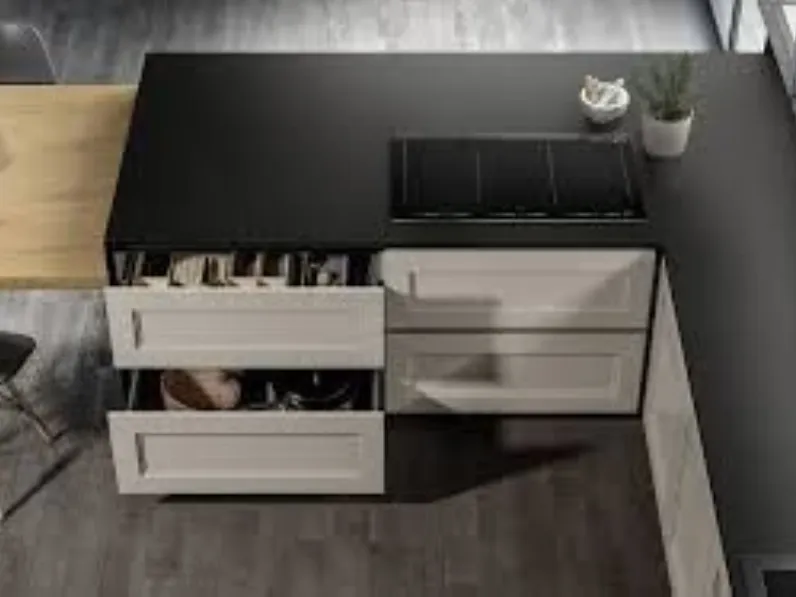 Cucina a PREZZI OUTLET in laminato opaco Arredo3 -37%