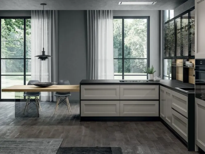 Cucina a PREZZI OUTLET in laminato opaco Arredo3 -37%