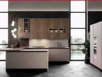 Cucina moderna con isola Round 5 Arredo3 a prezzo ribassato