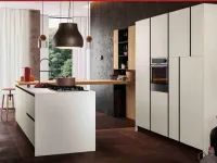 Cucina con isola moderna rovere chiaro Arredo3 Asia a soli 9780 Euro