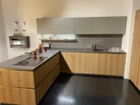 Cucina Arredo3 moderna con penisola altri colori in laminato materico Kali