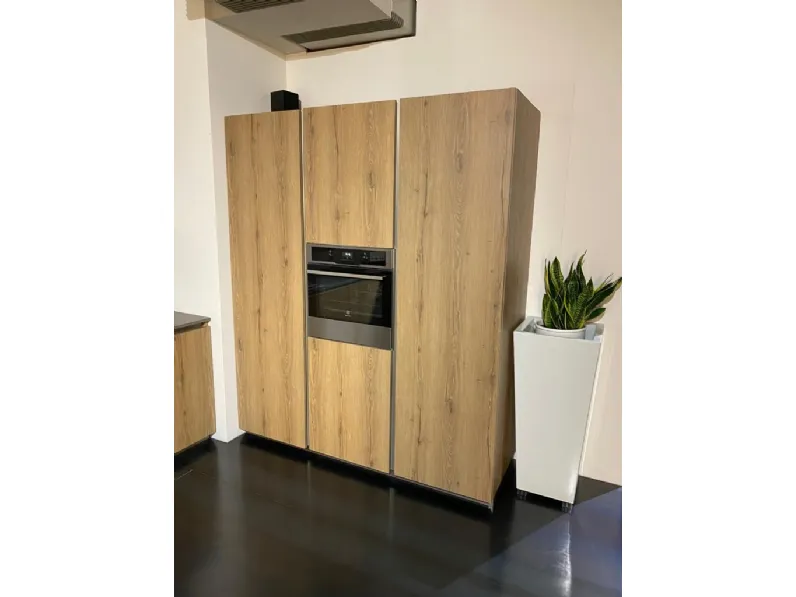 Cucina Arredo3 moderna con penisola altri colori in laminato materico Kali