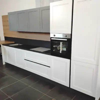 Cucina bianca moderna lineare Cucina meg  Arredo3 in offerta