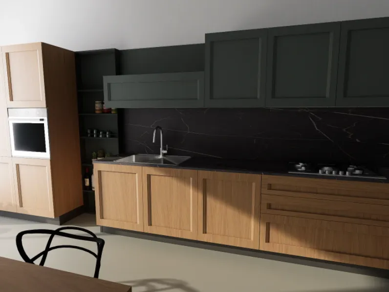 Cucina Cucina frida composizione 5 moderna rovere chiaro Arredo3 lineare scontata 40%