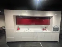 Cucina bianca moderna lineare Wega Arredo3 a soli 6900