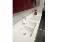 Cucina bianca moderna lineare Wega Arredo3 a soli 6900