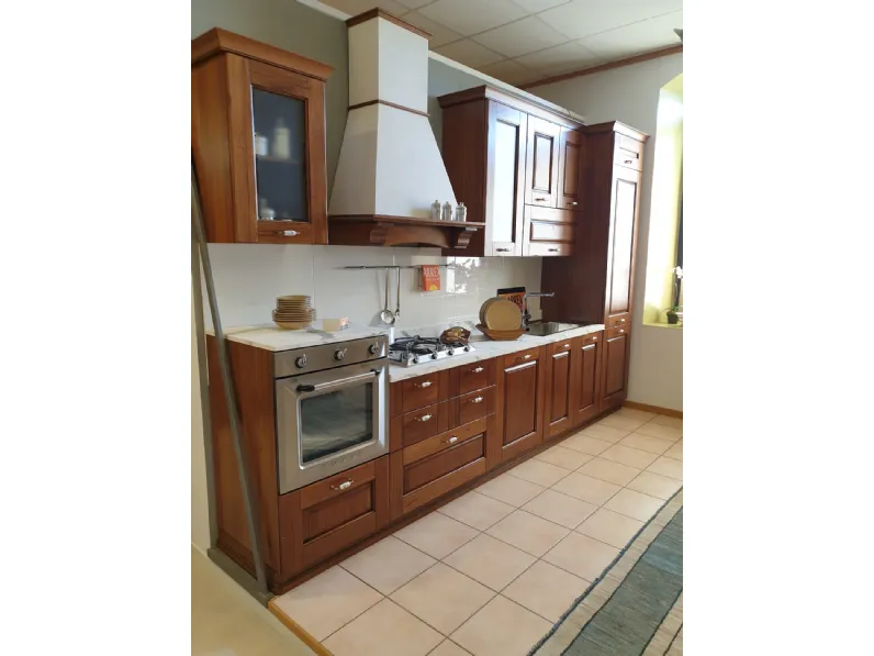 Cucina Arrex classica lineare noce in legno Cucina noce classica lineare nora legno arrex