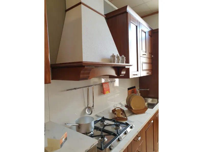 Cucina Arrex classica lineare noce in legno Cucina noce classica lineare nora legno arrex