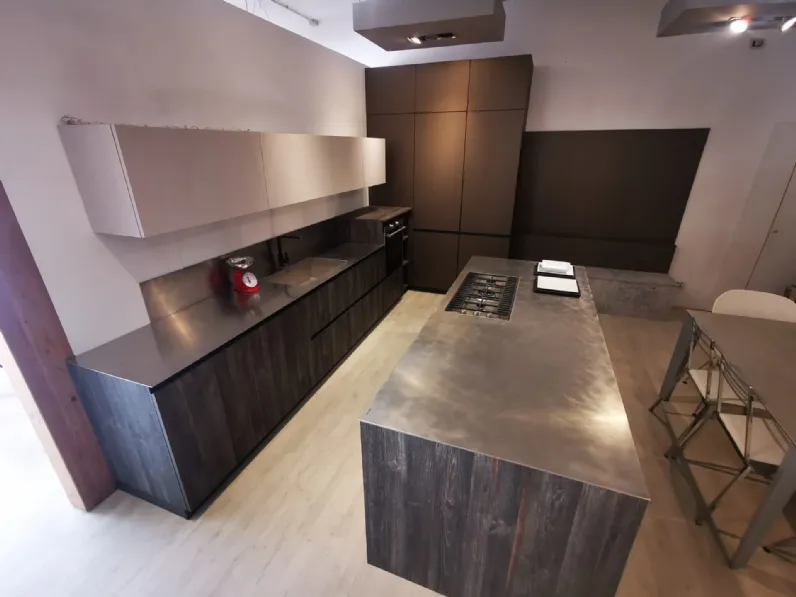Cucina moderna con isola Arrex  Arrex a prezzo ribassato
