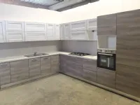 Cucina a prezzo ribassato ad angolo moderna Fiorella taiga Arrex