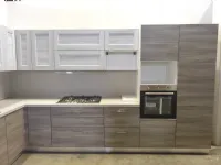 Cucina a prezzo ribassato ad angolo moderna Fiorella taiga Arrex