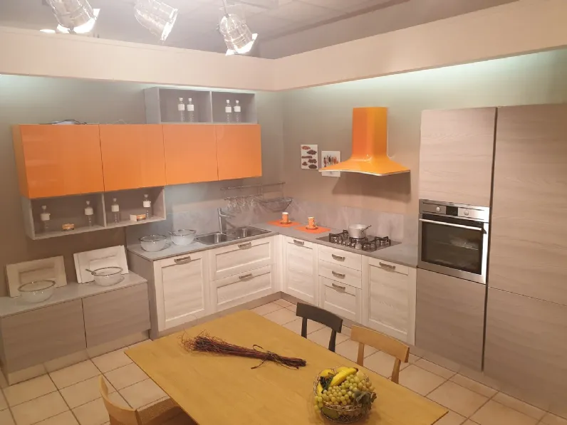 Cucina Fiorella ad angolo Arrex con un ribasso imperdibile