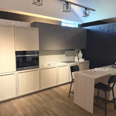 Cucina Arrex moderna con isola altri colori in legno Megan