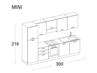 Composizione 300-02 Arrex: moderna, lineare, altri colori, scontata 20%.