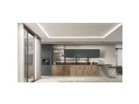 Cucina moderna lineare Loft  Arrex a prezzo scontato