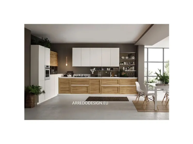 Cucina a prezzo ribassato ad angolo moderna Twin * Arrex