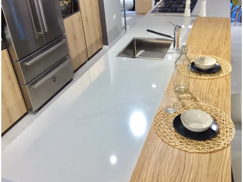 Cucina Artigianale ad isola K2 z6 SCONTATA