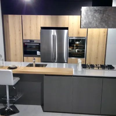 CUCINA Artigianale ad isola K2 z6 SCONTATA