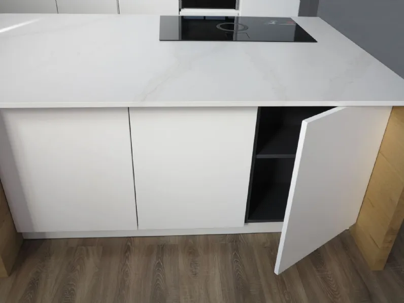 Cucina Artigianale ad isola U810 cristal SCONTATA