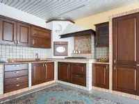 CUCINA ad angolo Artigianale Carmen in muratura SCONTATA 60%