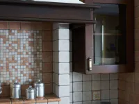 CUCINA ad angolo Artigianale Carmen in muratura SCONTATA 60%