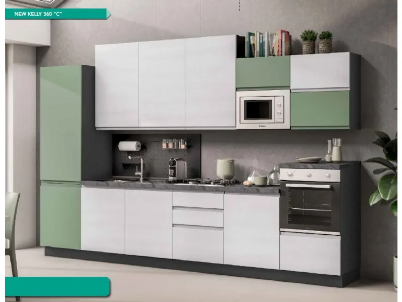 Cucina modello Cucina kelly 360 Artigianale PREZZO SCONTATO 41%