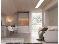 Cucina Artigianale design lineare altri colori in laminato materico Elenia