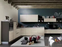 Cucina a PREZZI OUTLET in laminato materico Artigianale -25%