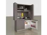 CUCINA Artigianale lineare Cucina monoblocco a scomparsa 128 -143 SCONTATA