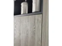 Cucina lineare in laminato materico a prezzo ribassato 35%