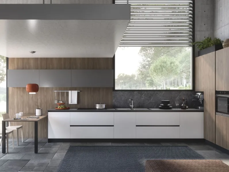 Cucina altri colori design ad angolo Matilde Artigianale in offerta