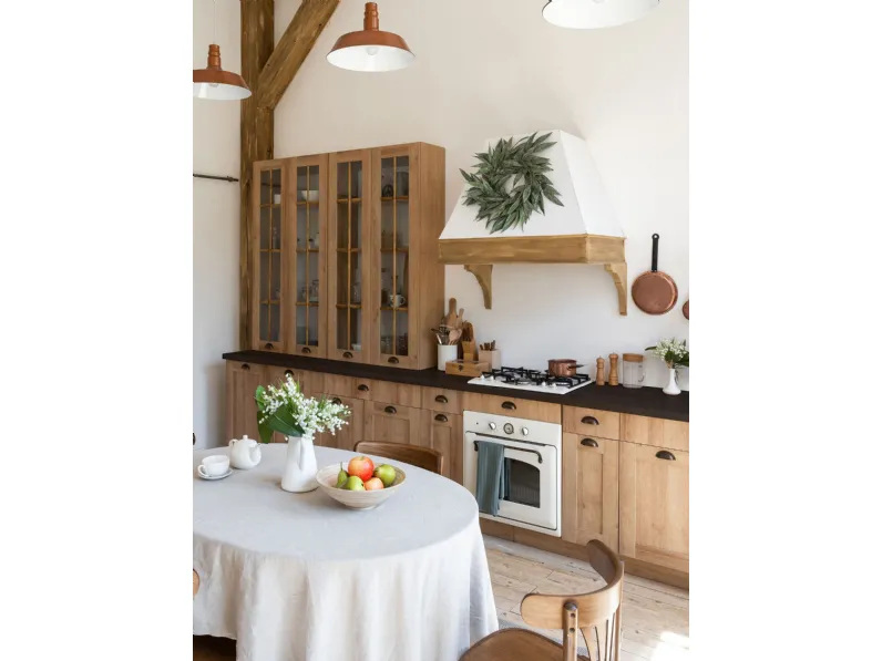 Cucina country Artigianale Mobilike Chloe a 8029€. Colori unici!