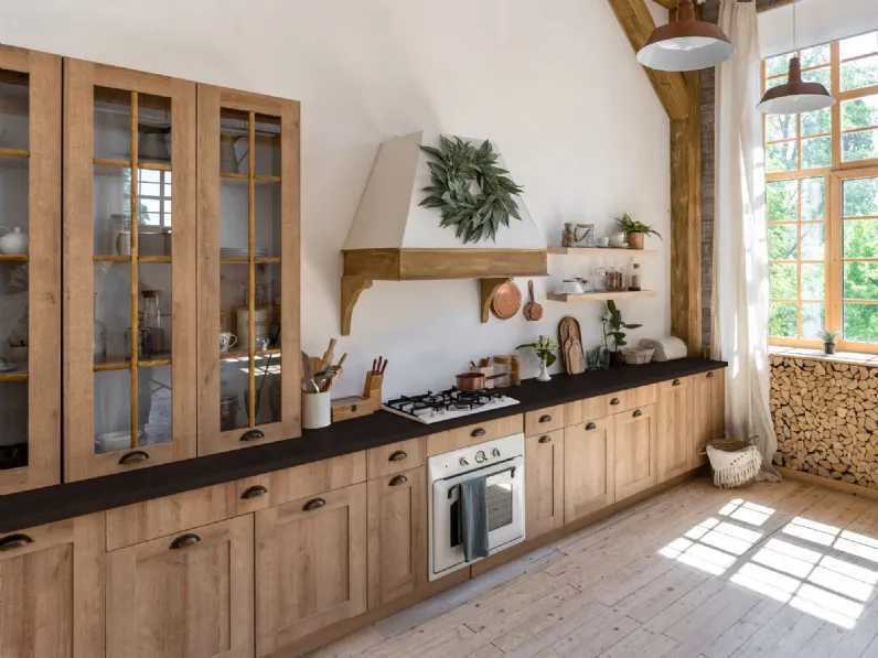 Cucina country Artigianale Mobilike Chloe a 8029€. Colori unici!