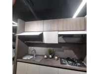 Cucina lineare in laminato materico a prezzo scontato 57%