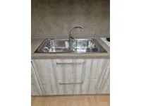 Cucina rovere chiaro moderna lineare Artigianale Brio a soli 5200