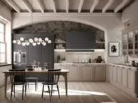 Cucina Venezia inglese grigio Artigianale lineare scontata 52%