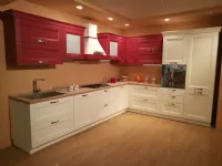 Cucina Asia country bianca ad angolo Forma 2000