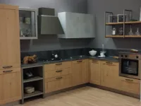 Cucina ad angolo in legno a prezzo ribassato 50%
