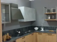 Cucina ad angolo in legno a prezzo ribassato 50%