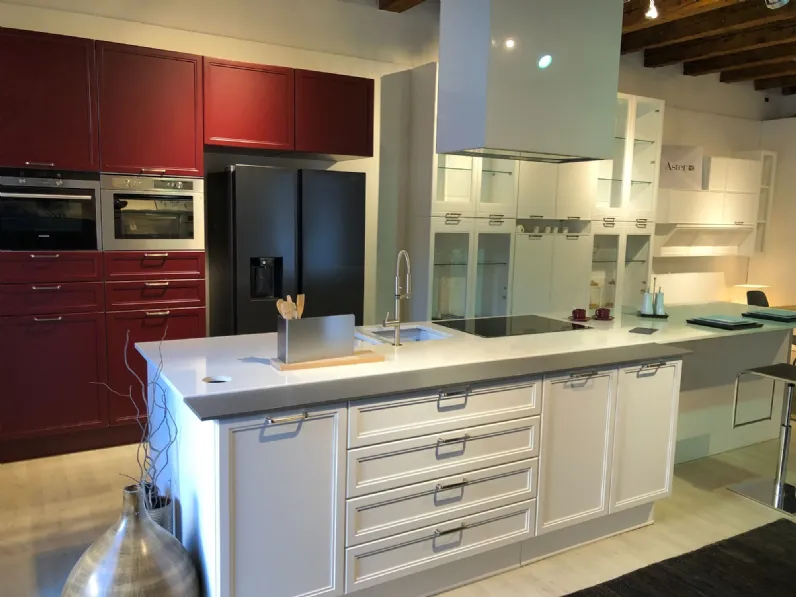 CUCINA con isola Aster cucine Avenue SCONTATA 67%