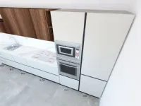 Cucina Astra moderna lineare grigio in laminato opaco Sp22