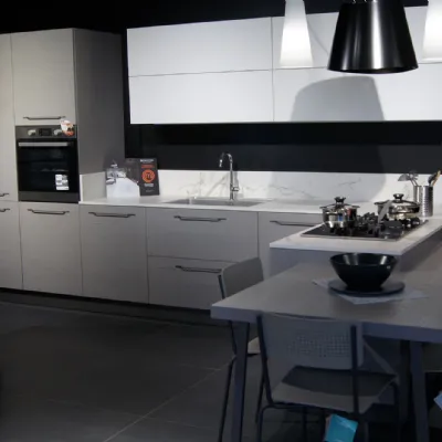 Cucina a PREZZI OUTLET in legno Astra -60%