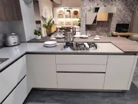 Cucina Veneta cucine moderna ad angolo tortora in laccata opaco Av220 cucina oyster 