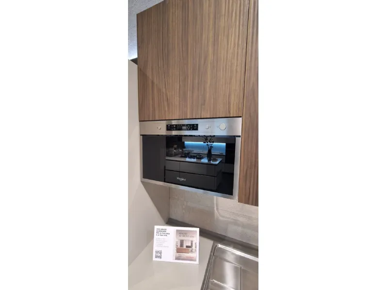 Cucina Veneta Cucine moderna ad angolo tortora in laccata opaco Av220 cucina oyster 