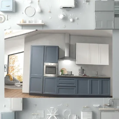 Cucina lineare in polimerico a prezzo scontato 30%