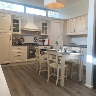 Cucina magnolia provenzale ad angolo Baltimora Scavolini a soli 8970