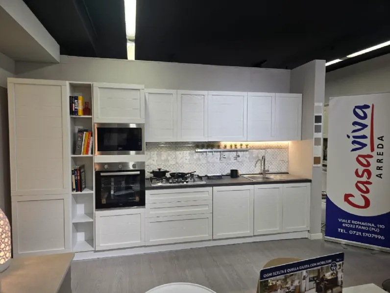 Cucina modello Elsa  total white Net cucine PREZZO SCONTATO 50%