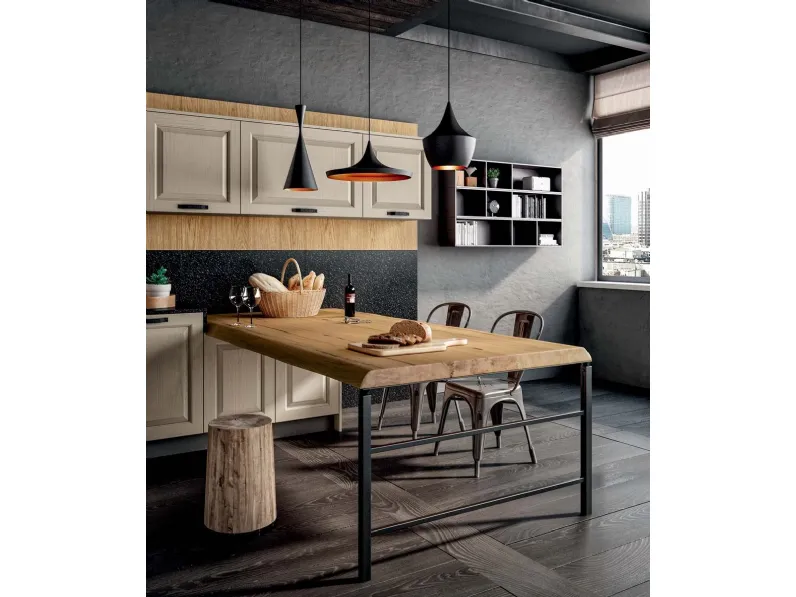 Cucina a prezzo ribassato ad angolo classica Asolo Collezione esclusiva