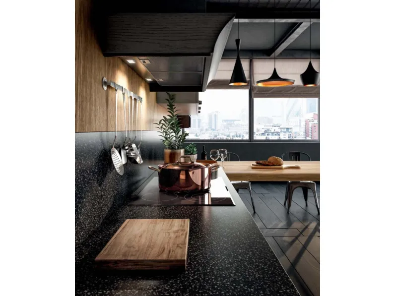 Cucina a prezzo ribassato ad angolo classica Asolo Collezione esclusiva