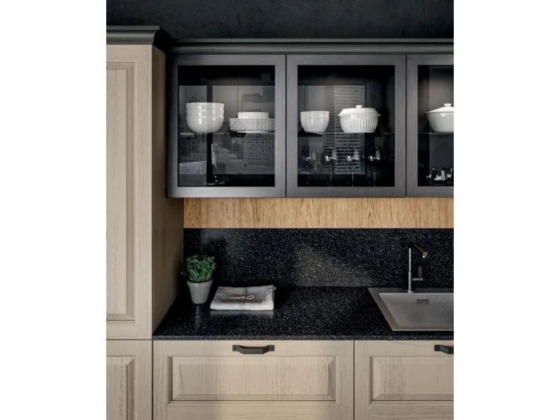 Cucina a prezzo ribassato ad angolo classica Asolo Collezione esclusiva